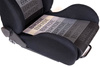 Fotel sportowy K700 Welur Bride Czarny