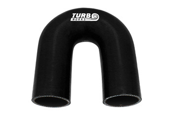 Kolanko 180st TurboWorks Black 70mm