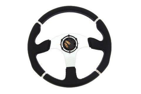 Steering wheel Pro 350mm offset:0mm Leather Black