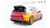 Diffuser Volkswagen Golf GTI Clubsport Mk8 Facelift Rear Street Pro v.2 Red