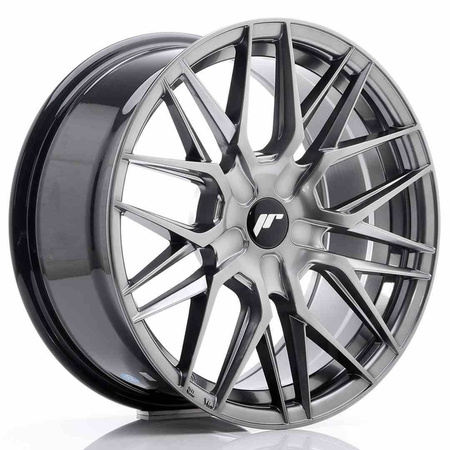 JR Wheels JR28 17x8 ET35-40 BLANK Hyper Black