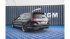 Splitter Volkswagen Passat B8 Rear Central with Diffuser Gloss Black