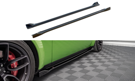 Diffuser Dodge Challenger III SRT Hellcat Side Skirts Gloss Black