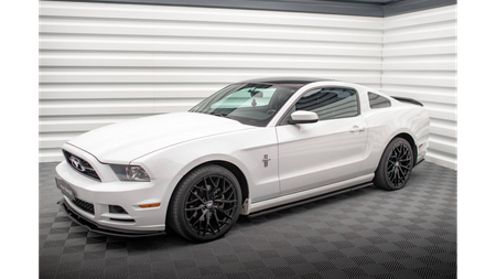Diffuser Ford Mustang V Facelift Side Skirts Gloss Black