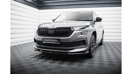 Splitter Skoda Kodiaq I Facelift Sportline Front v.1