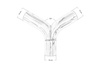 Exhaust tee 120st 70/76mm 304SS