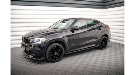 Diffuser BMW X6 F16 M-Pack Side Skirts v.2 Gloss Black