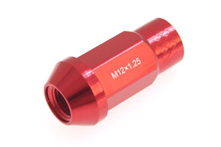 Wheel lug nuts JBR 50mm M12 x1,25 Red