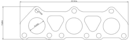 Flansza kolektora wydechowego Audi 2.7 BiTurbo