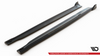 Diffuser BMW X6 F16 M-Pack Side Skirts v.2 Gloss Black
