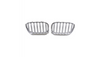 Grill BMW X5 E53 Facelift pojedyncze żeberka Chrome & Matt Silver