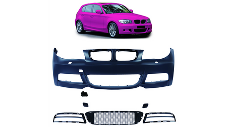 Zderzak BMW 1 E81 E82 E87 E88 Przód PDC