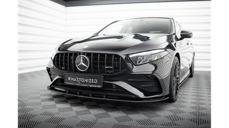 Street Pro Front Splitter Mercedes-AMG A35 W177 Facelift Black