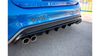 Diffuser Ford Focus IV ST-line \ Wielowahaczowe Rear with exhaust Gloss Black