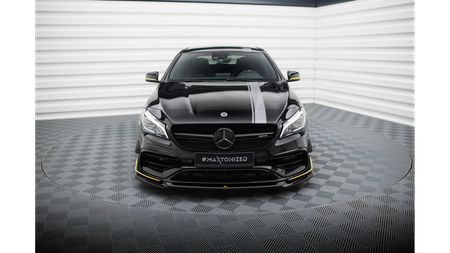 Splitter Mercedes-Benz CLA 45 Aero C117 Facelift Front v.4