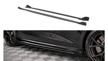 Dokładka Audi RS3 8Y Progi Street Pro Black + Gloss Flaps