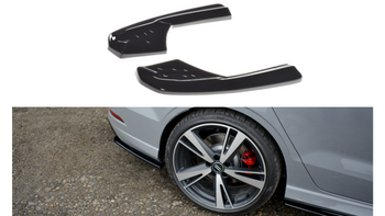 Splitter Audi RS3 8V Facelift Rear Side Gloss Black