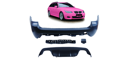 Bumper BMW 5 E61 Rear with Diffuser