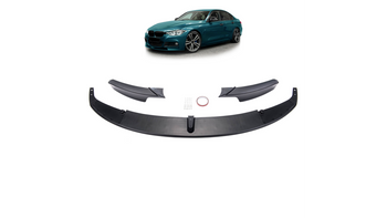 Diffuser BMW 3 F30 F31 Front Bumper Matt Black
