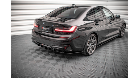 Splitter BMW 3 G20 G21 M-Pack Rear Side Street Pro v.2 Black