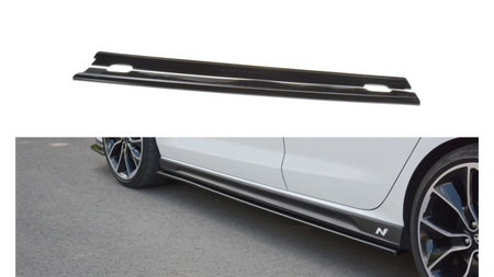 Diffuser Hyundai I30 III N Side Skirts v.1 Gloss Black