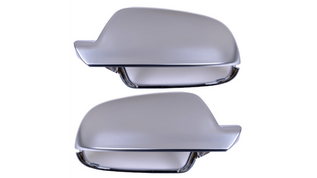 Mirror Cover Set Audi A3 A4 A5 Matt Silver