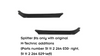 Splitter BMW 3 E36 M-Pack Front v.2 Gloss Black