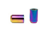 Wheel Lug Nuts Alu M12x1.5 Neochrome Cone seat through