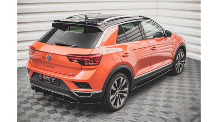 Splitter Volkswagen T-Roc Rear Side Gloss Black