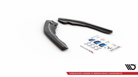 Splitter BMW 2 F87 M-Pack Tył Boczne v.2 Gloss Black