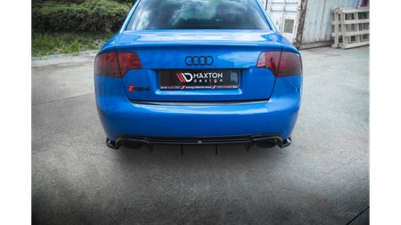 Splitter Audi RS4 B7 Tył Boczne v.2 Gloss Black