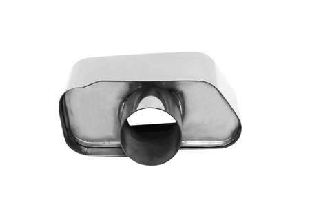 Końcówka tłumika 180x80mm wejście 60mm BMW 525 Polerowana Zestaw