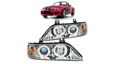 Lights BMW Z3 3 E36 Front CCFL Chrome