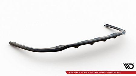 Splitter Audi A8 D4 Facelift Rear Central with Diffuser Gloss Black