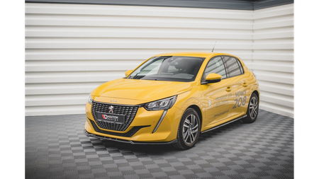 Splitter Peugeot 208 II przód v.2 Gloss Black