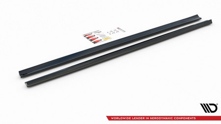 Diffuser Ford Focus IV ST ST-Line Side Skirts v.5 Gloss Black