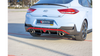 Splitter Hyundai I30 III N Fastback Tył Środkowy z Dyfuzorem Gloss Black