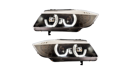 Lampy BMW 3 E90 E91 Przód Black