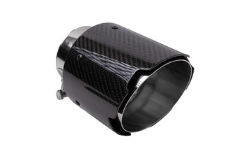 Exhaust Tip 114mm enter 76mm Carbon Gloss