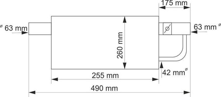 Tłumik z przepustnicą TurboWorks 2,5"