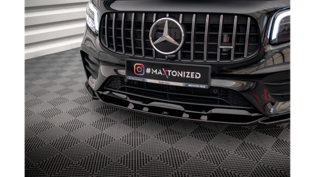 Splitter Mercedes-Benz GLB 35 X247 Front v.2 Gloss Black