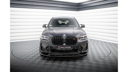 Splitter BMW X3 G01 Facelift M-Pack przód Gloss Black