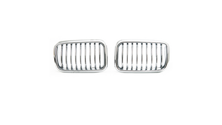 Grill BMW 3 E36 Compact pojedyncze żeberka Chrome