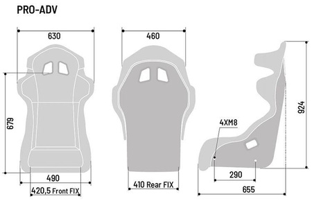 Racing seat Sparco Pro ADV QRT 2020