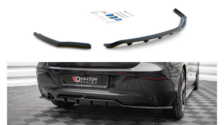 Splitter BMW 1 F20 Rear Central with Diffuser Gloss Black