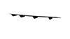 Diffuser Audi A7 C7 S-Line Rear Gloss Black