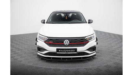 Splitter Volkswagen Jetta GLI Mk7 Front Street Pro Black-Red