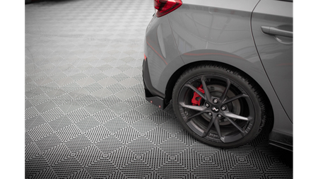Splitter Hyundai I30 III Facelift N Rear Side v.4 + Flaps