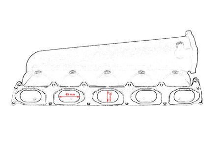 Kolektor ssący Audi 2.5 TFSI AUDI RS3