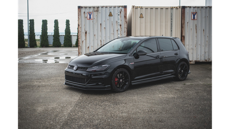 Splitter Volkswagen Golf 7 GTI TCR przód Racing Durability Red